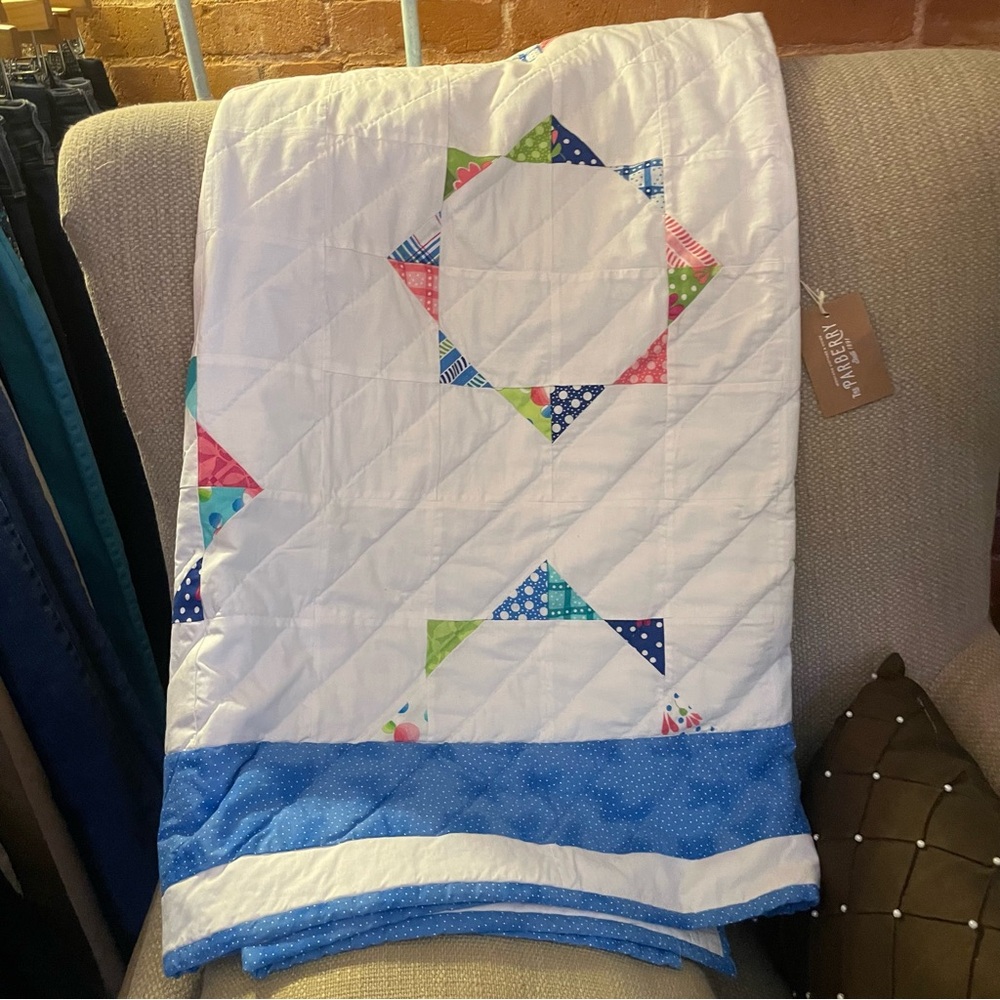 Colorful Star Handmade Quilt